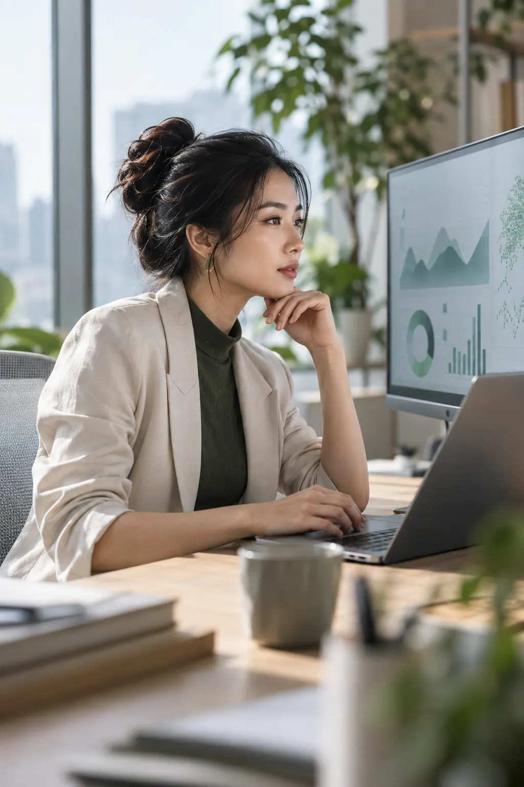 Ảnh minh họa chuyên gia dữ liệu và AI